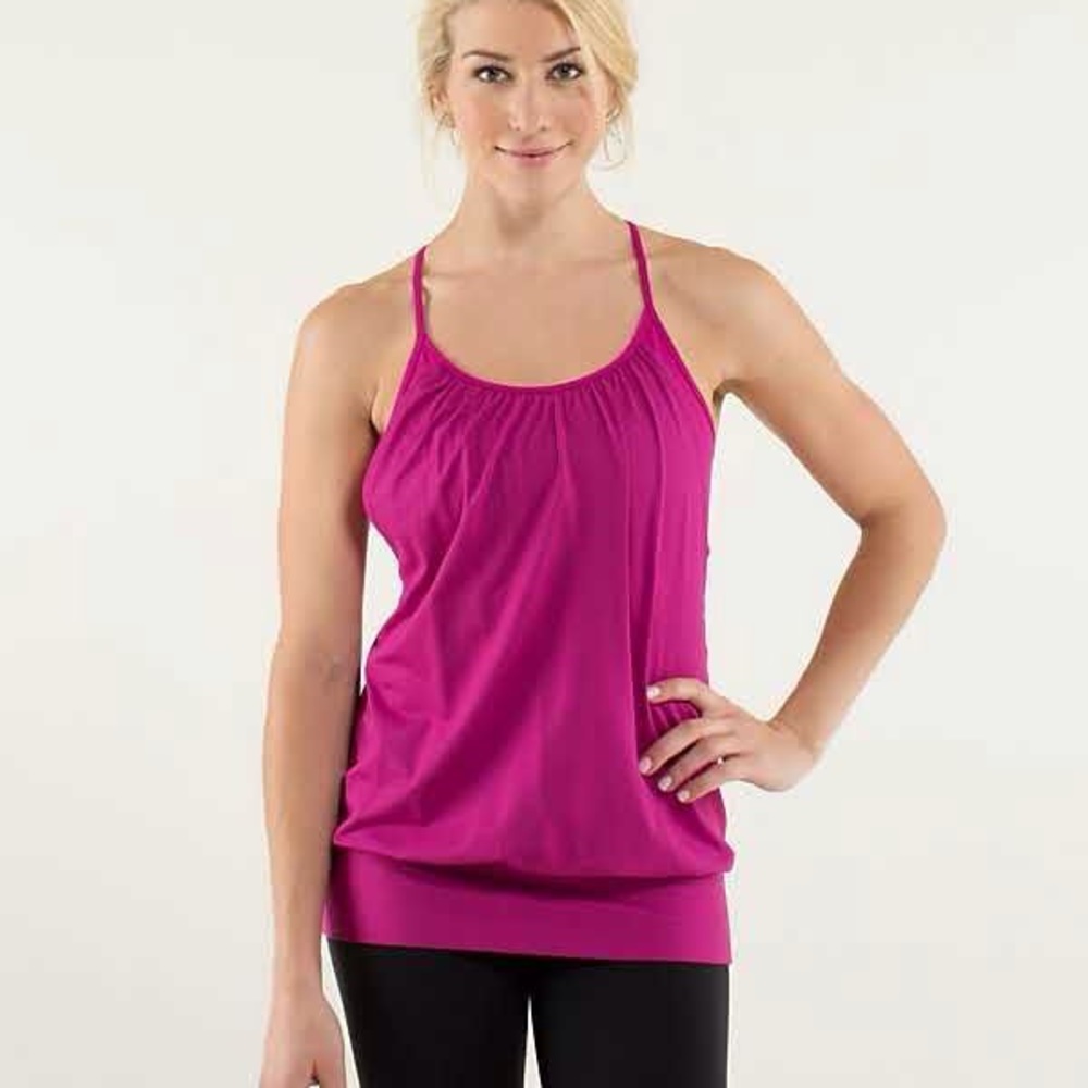 lululemon No Limits Tank, Size 8, Pink